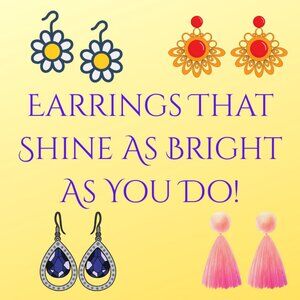 Shine Bright With Beautiful Earrings!